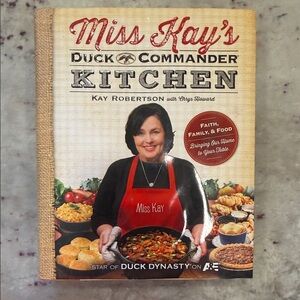 Miss Kay's Duck Commander Kitchen Cookbook - Red and Tan